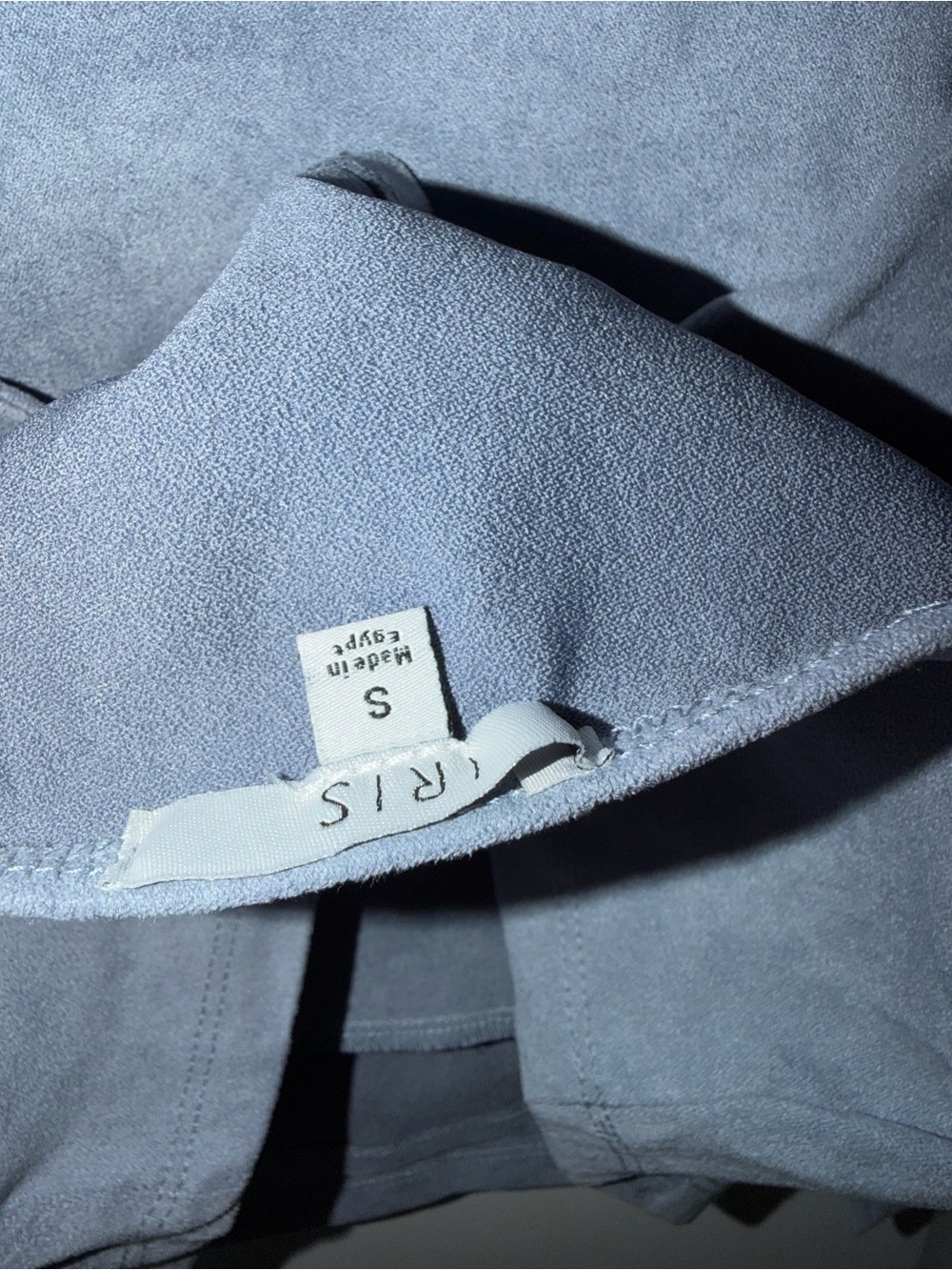iris Blue Scallop Suede Skirt Set - Picture 5 of 5